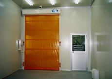 Pre-cleanroom before reception and shipment · Sheet shutter